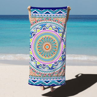 Toalla Playa Mandala Microfibra