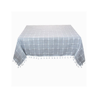 Mantel Tassel Square 160X250Cm Color Gris Plata