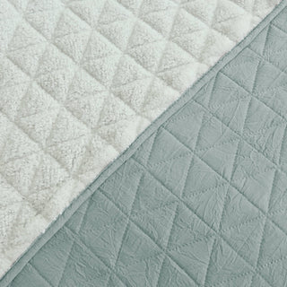 Cubrecama Crinkle Sherpa Liso