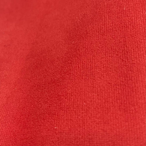 Tela para tapicería Felpa Lisa Rojo.40 Color Rojo