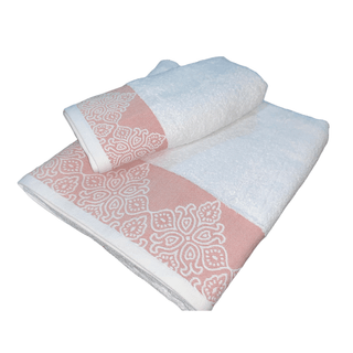 Set 2 Toallas Jacquard 500g Guarda Rosa