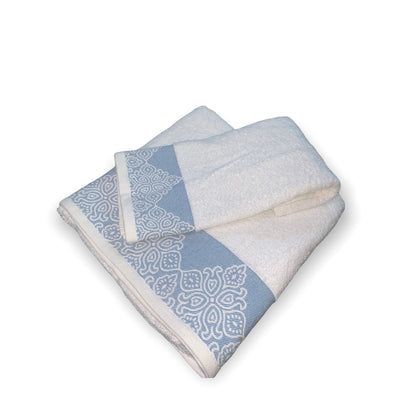 Set 2 Toallas Jacquard 500g Guarda Azul - azul