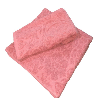 Set 2 Toallas Jacquard 500g Weave Rosa - rosa