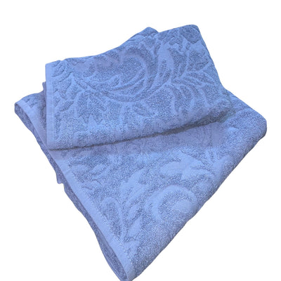 Set 2 Toallas Jacquard 500g Weave Azul - azul