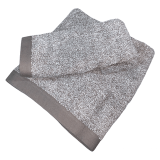Set 2 Toallas Two Tone 500g Gris Acero