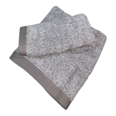 Set 2 Toallas Two Tone 500g Gris Acero - gris