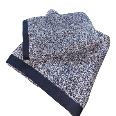 Set 2 Toallas Two Tone 500g Azul - azul