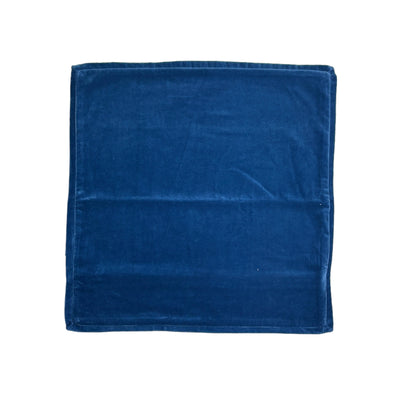 Funda Lisa Velvet Para Cojín 50 X 50 Cm Azul - azul