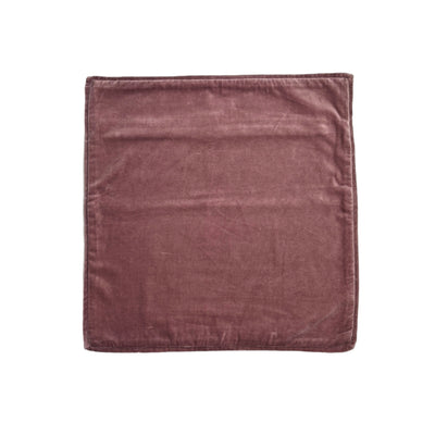 Funda Lisa Velvet Para Cojín 50 X 50 Cm Rosa Vieja - palo rosa