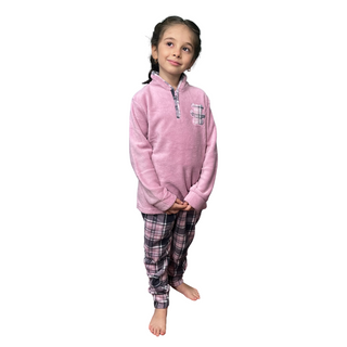 Pijama Niña Cuadrille T4 Rosado