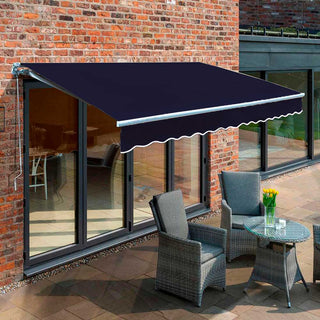 Toldo Proyectable Aluminio 2 x 1,5 Mts Azul Marino