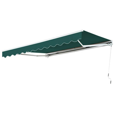 Toldo Proyectable Aluminio 2 x 1,5 Mts Verde botella - verde