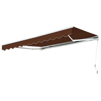 Toldo Proyectable Aluminio 2 x 1,5 Mts Café - café