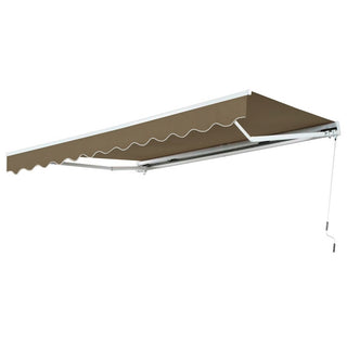 Toldo Proyectable Aluminio 3 x 2,5 Mts Café Topo