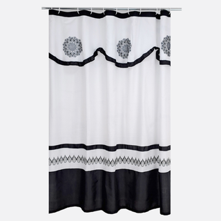 Set 4 Piezas Textil De Baño Microfibra Bordado Mandala