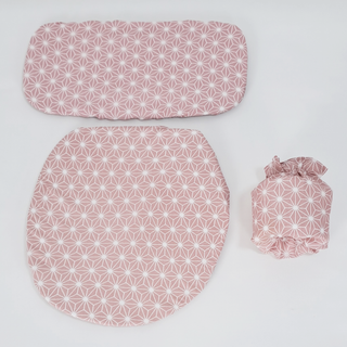 Set 4 Piezas Textil De Baño Microfibra Print Geo