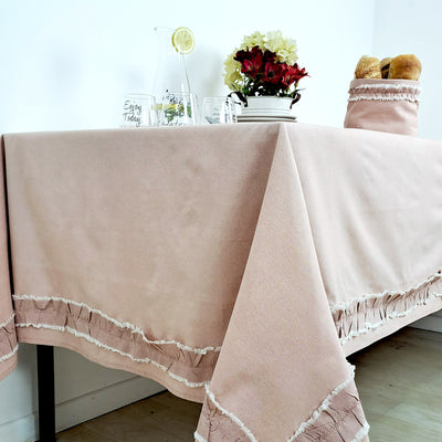 Mantel Flanners 160x350cm Rosado - rosado