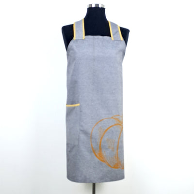 Delantal Zapallo Estampado 94x75cm Marengo - gris