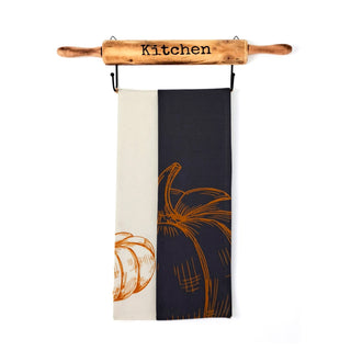 Set Paño Cocina Zapallo Estampado 60X90Cm