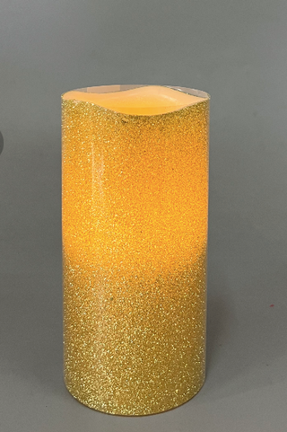 Vela Led Pino de 7.5X7.5X15Cm