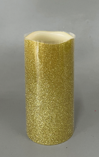 Vela Led Pino de 7.5X7.5X15Cm