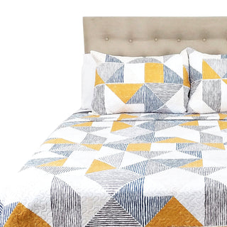 Cubrecama Microfibra Estampado Texturas King