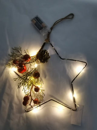 Adorno Estrella Luz de 25Cm