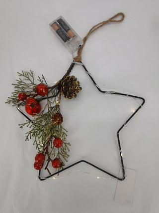 Adorno Estrella Luz de 25Cm