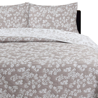 Cubrecama Jacquard Bordado King Vicuña
