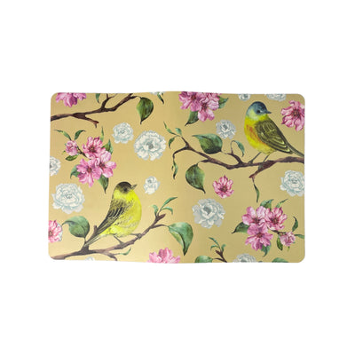 Individual birds floral 43,5 x 28,5 cm - amarillo