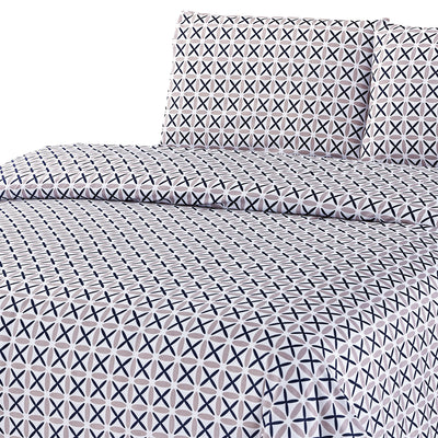 Sabanas Microfibra Estampada Bonaire 1.5 Plazas - multicolor