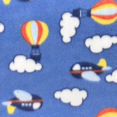 Tela para confecciones POLAR ESTA DSN GLOBOS Color Azul acero - azul acero