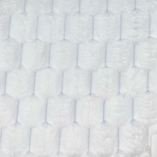 Tela para confecciones POLAR JACQUARD 160CM Color Blanco