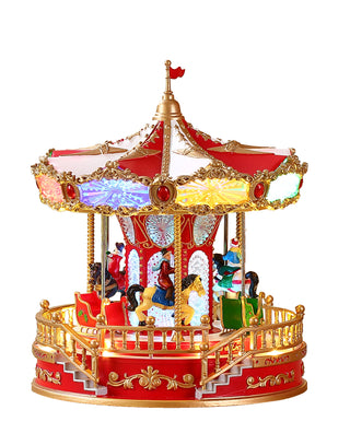 CARRUSEL C/LUZ Y MUSICA 6481 23,2x23,2x28,2 cm