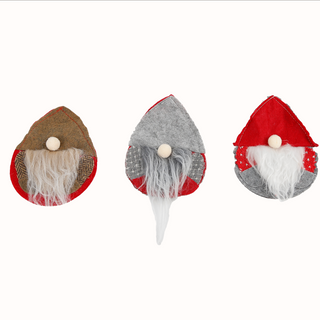 Set de 3 porta cubiertos gnomos DSN186 13,5 cm