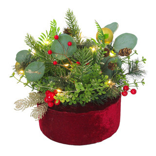 NH ADORNO MACETA 10LED 493 19x19x20CM
