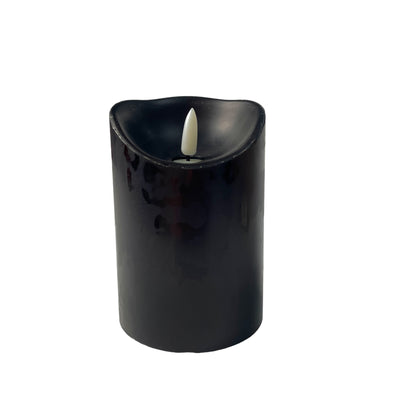 Vela Led Con Carga Usb 8 X 12 Cm Negro - multicolor