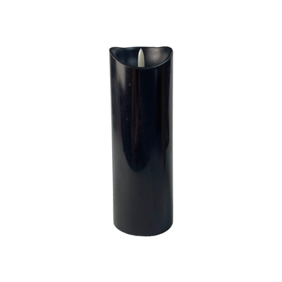 Vela Led Con Carga Usb 8 X 23 Cm Negro - multicolor