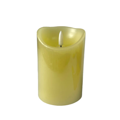 Vela Led Con Pilas 8 X 12 Cm Crudo - multicolor