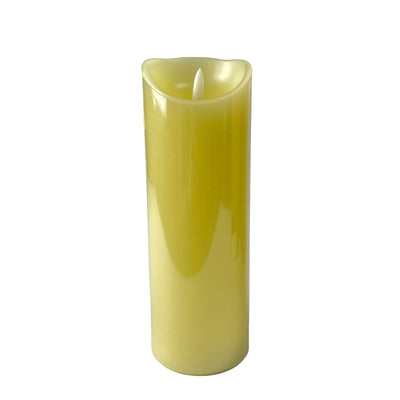 Vela Led Con Pilas 8 X 23 Cm Crudo - multicolor