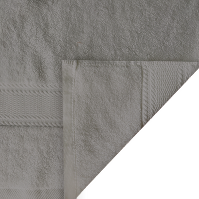 Toalla de baño 50 x 90 cm 500 grs gris plata - gris claro
