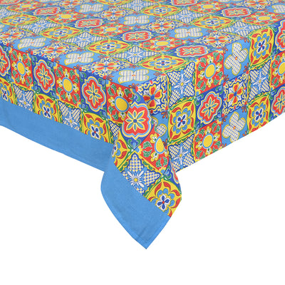 MANTEL ALGODÓN 150X300 ESTAMPADO MEZQUITA - multicolor