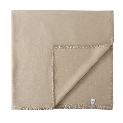 Frazada premium 70% lana 200 x 200 cm beige - beige