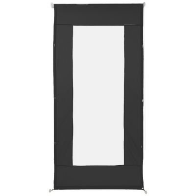 Cierre de terraza PVC 200 x 250 cm negro - negro