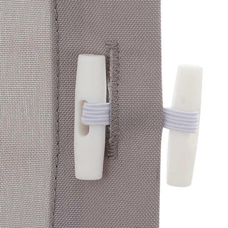Cierre de terraza PVC 220 x 250 cm gris perla