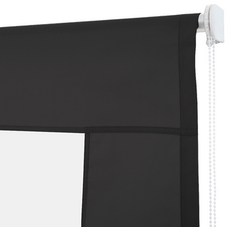 Cierre de terraza PVC 220 x 250 cm negro