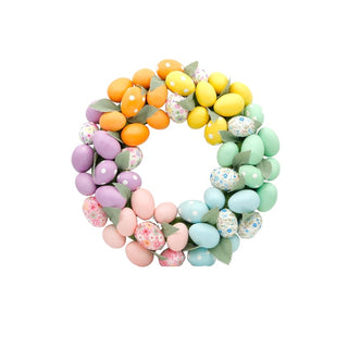 Corona de pascua 45 x 45 x 9 cm multicolor