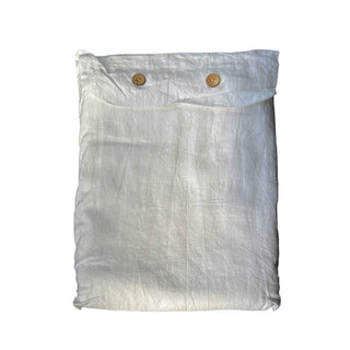 Funda plumón de Lino 220 x 240 cm azul cielo
