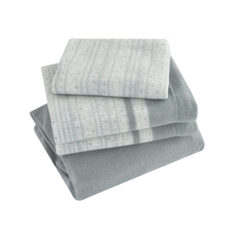 Sábanas Polar Estampada Lineas 2 plazas Multicolor