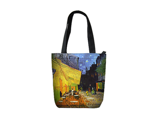 Bolso de mano Van Gogh "Terraza de café"